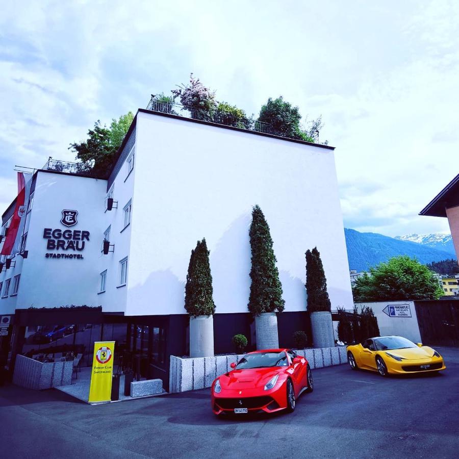 Stadthotel Eggerbraeu Imst Exteriör bild